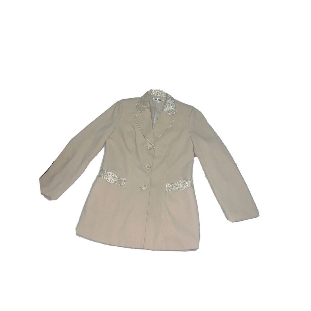 Classic ‎ beige womens blazer size 9